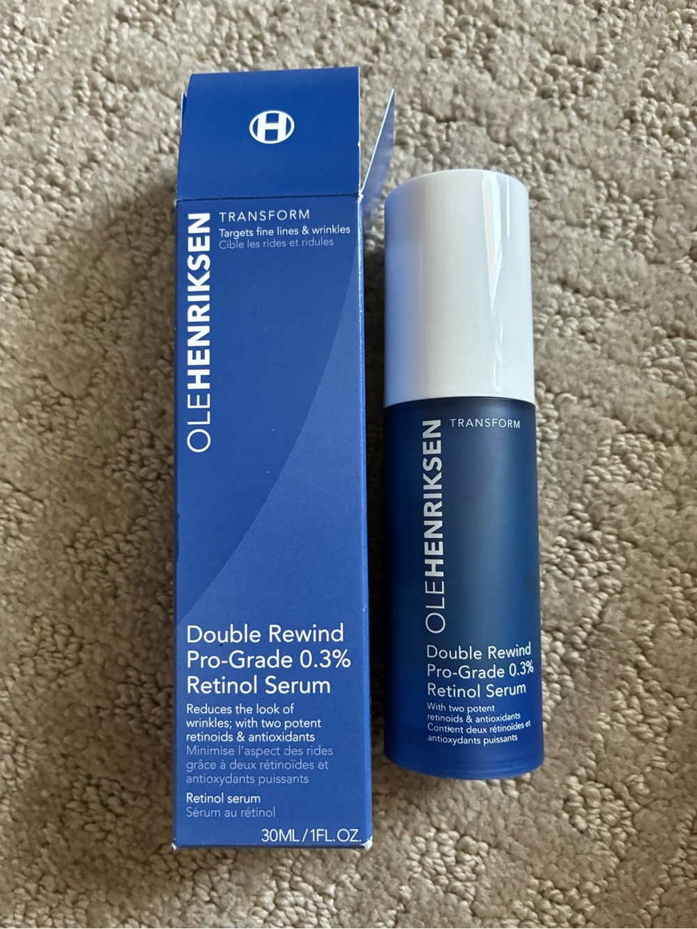 OLEHENRIKSEN Double Rewind Pro-Grade 0.3% Retinol serum 1oz